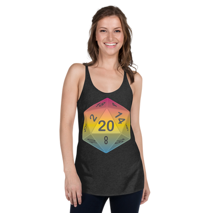 Pride Dice - Pansexual Women's Racerback Tank