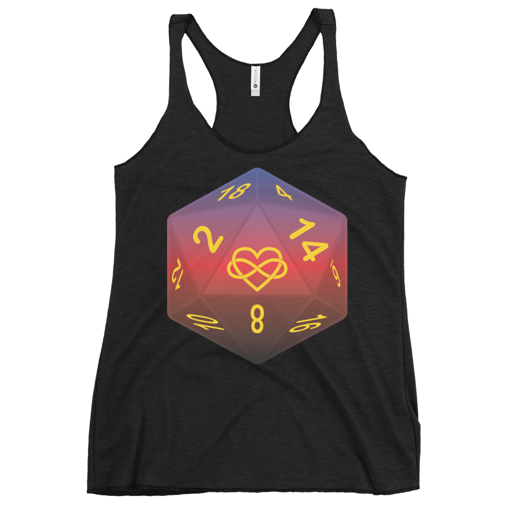 Pride Dice - Polyamory Women's Racerback Tank