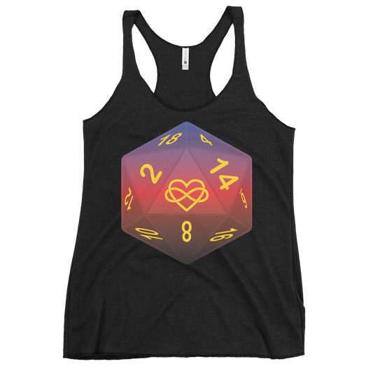 Pride Dice - Polyamory Women's Racerback Tank