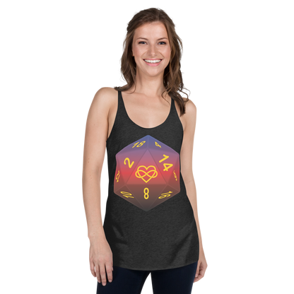 Pride Dice - Polyamory Women's Racerback Tank