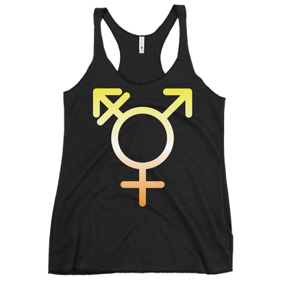 Transgender Symbol - Maverique Pride Women's Racerback Tank