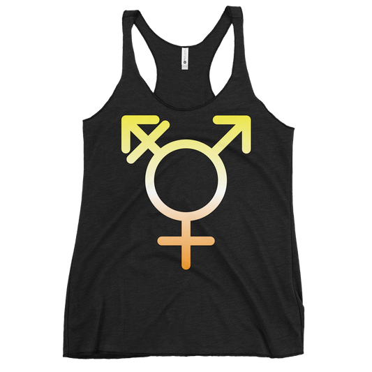 Transgender Symbol - Maverique Pride Women's Racerback Tank