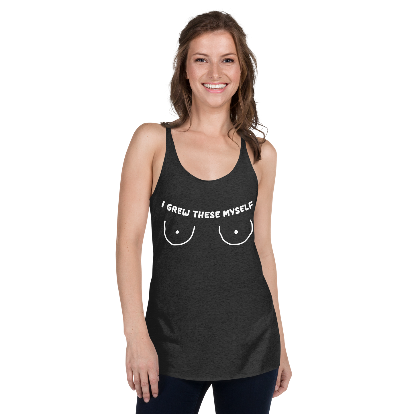 I Grew These Myself Women's Racerback Tank