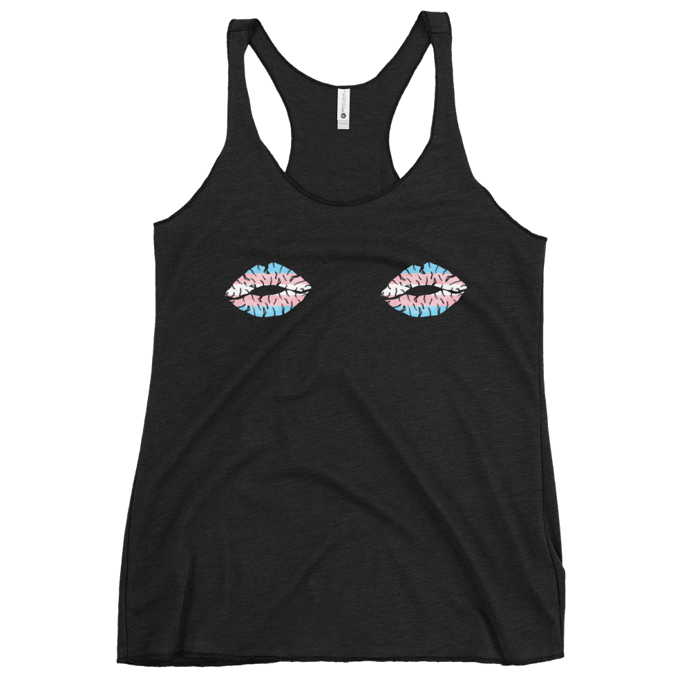 Trans Boob Kisses Women's Racerback Tank