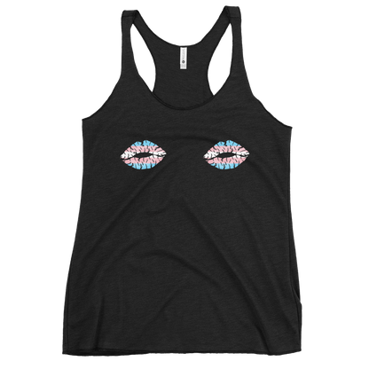 Trans Boob Kisses Women's Racerback Tank