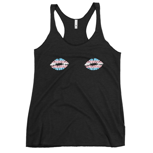 Trans Boob Kisses Women's Racerback Tank