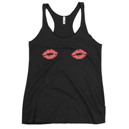 Boob Kisses Women's Racerback Tank