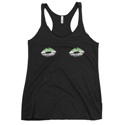 Aro Boob Kisses Women's Racerback Tank