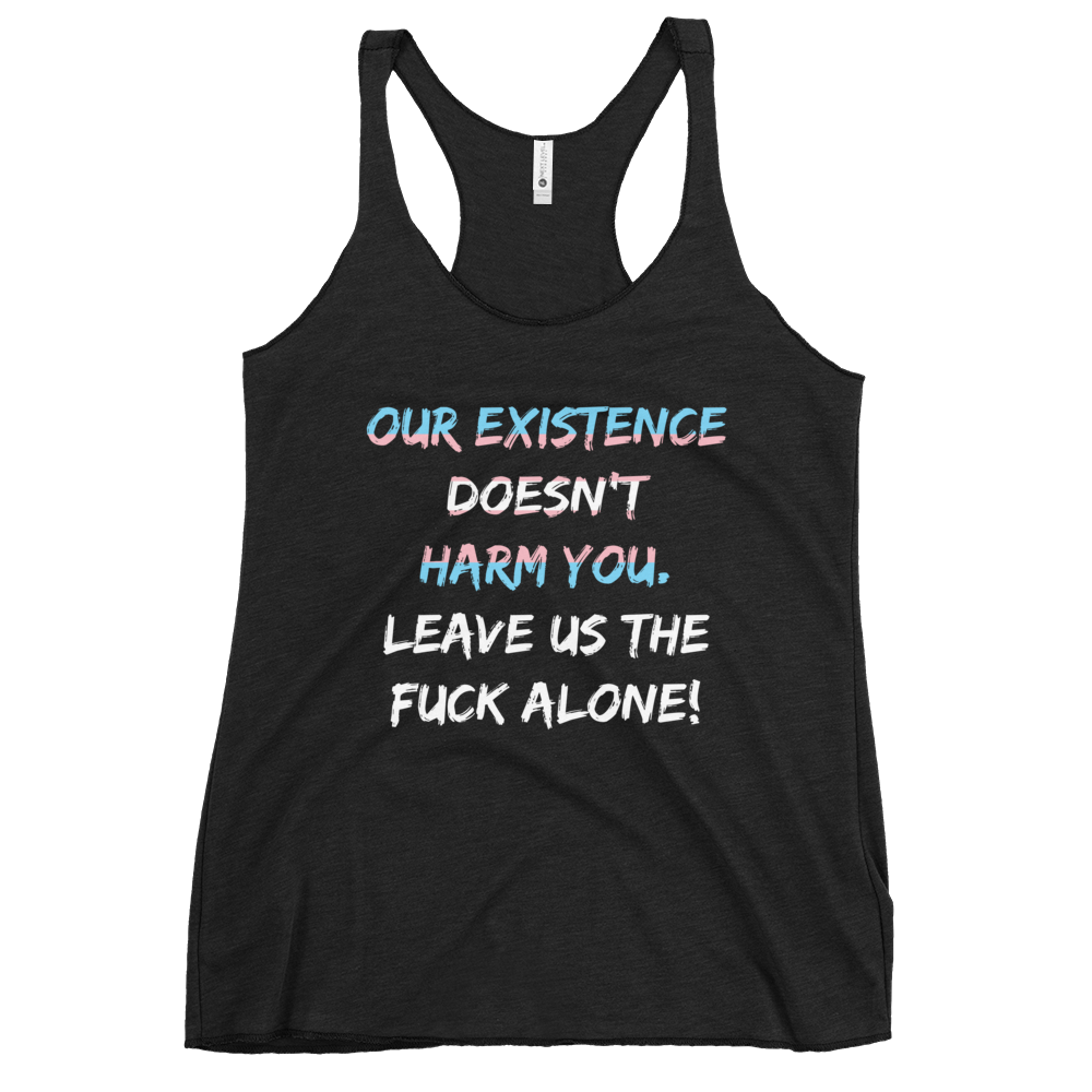 Leave Us Alone Women's Racerback Tank