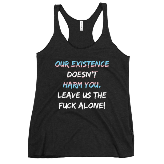 Leave Us Alone Women's Racerback Tank