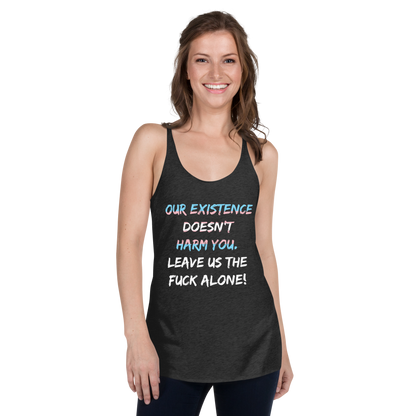 Leave Us Alone Women's Racerback Tank