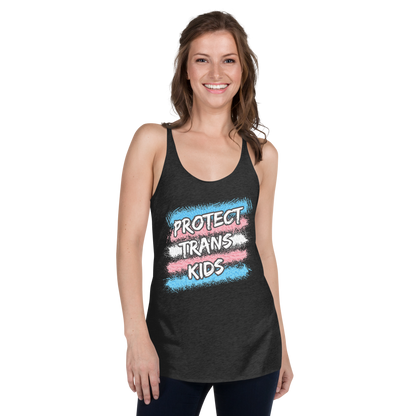 Protect Trans Kids Women's Racerback Tank