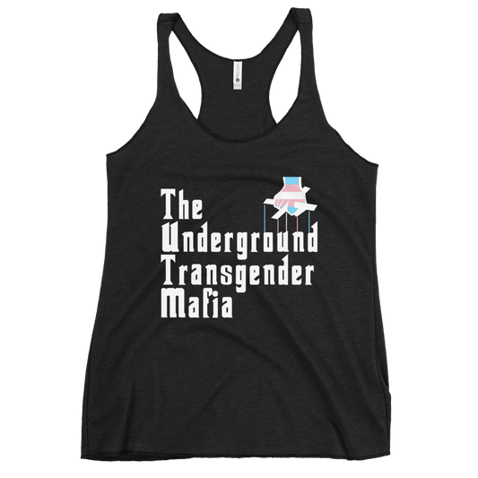 Underground Transgender Mafia Women's Racerback Tank