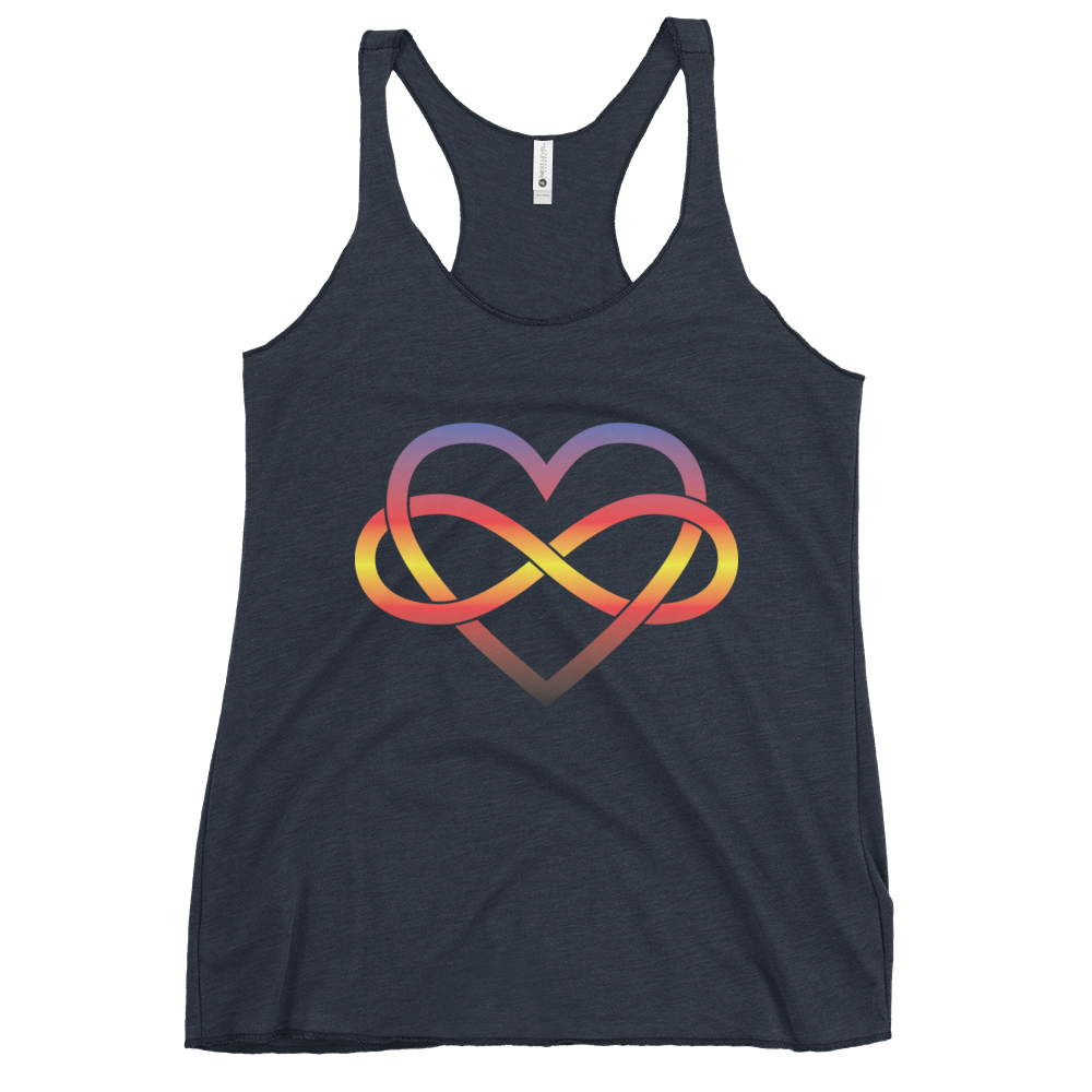 Polyamory Infinity Heart - Polyamory Women's Racerback Tank