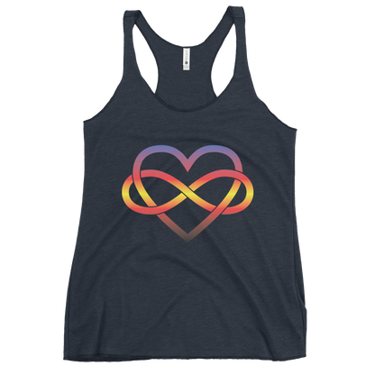 Polyamory Infinity Heart - Polyamory Women's Racerback Tank