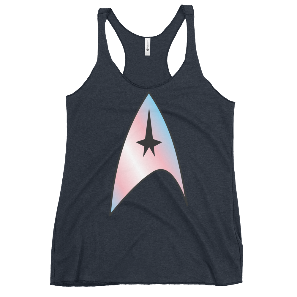 Starfleet Insignia - Trans Pride Women's Racerback Tank