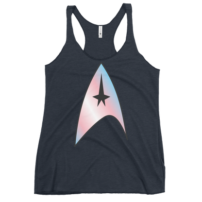 Starfleet Insignia - Trans Pride Women's Racerback Tank