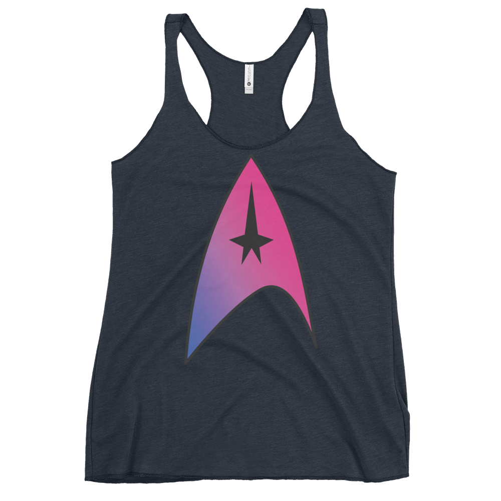 Starfleet Insignia - Bisexual Pride Women's Racerback Tank