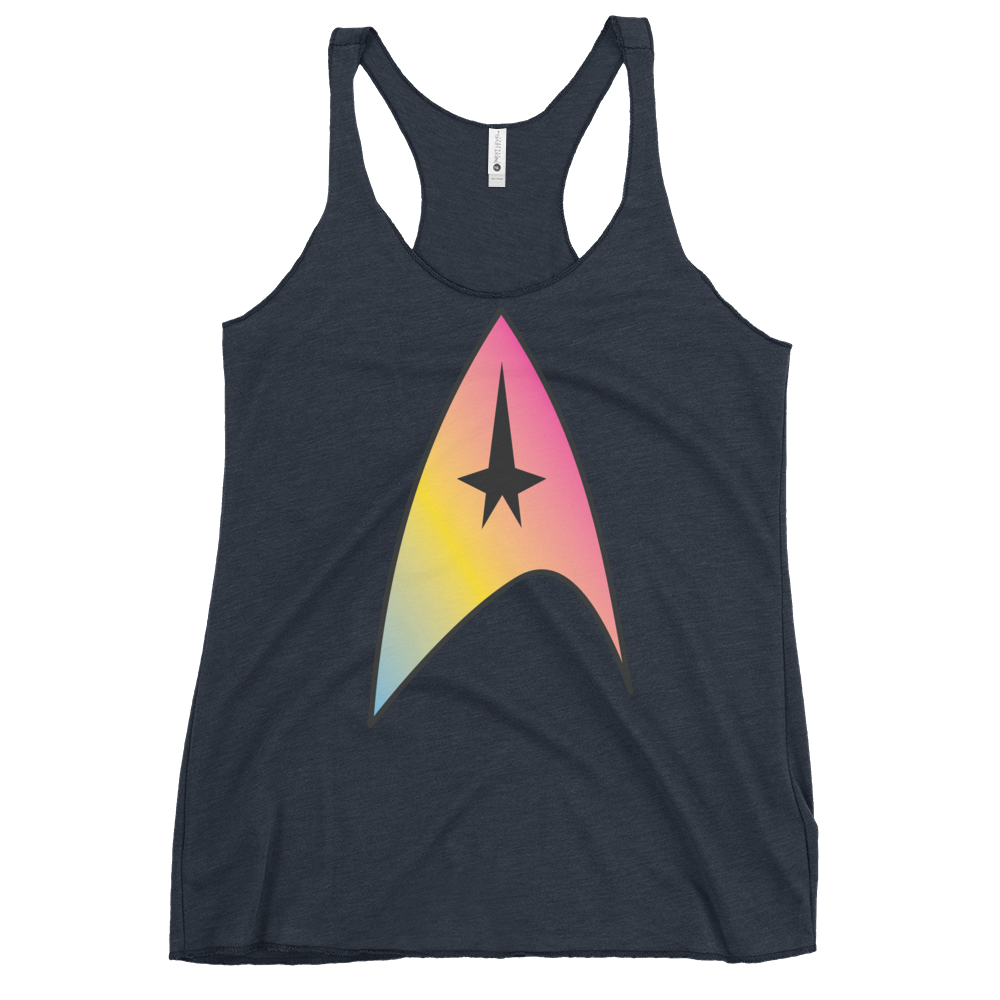 Starfleet Insignia - Pansexual Pride Women's Racerback Tank