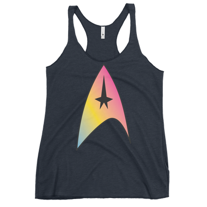 Starfleet Insignia - Pansexual Pride Women's Racerback Tank