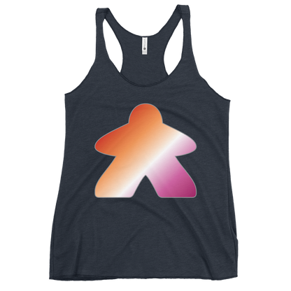 Queerple - Lesbian Pride Women's Racerback Tank