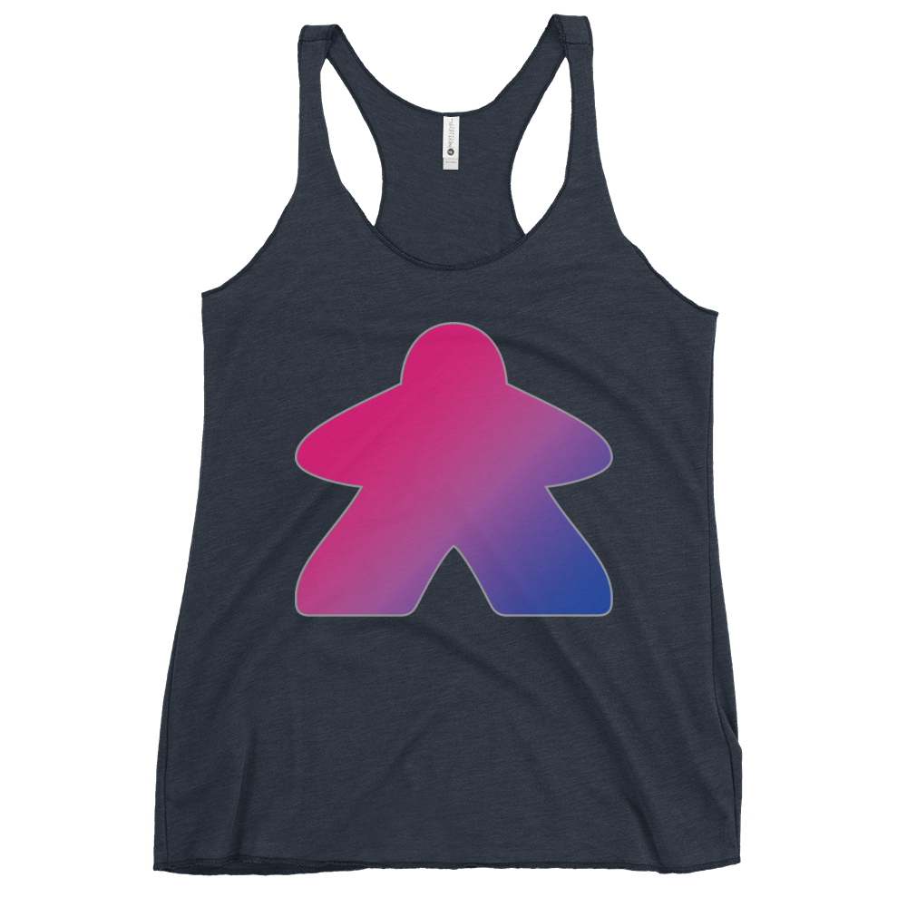 Queerple - Bisexual Pride Women's Racerback Tank