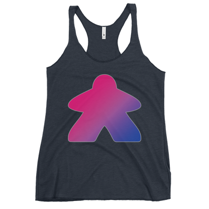 Queerple - Bisexual Pride Women's Racerback Tank