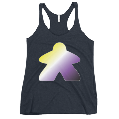 Queerple - Non-binary Pride Women's Racerback Tank