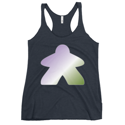 Queerple - Genderqueer Pride Women's Racerback Tank