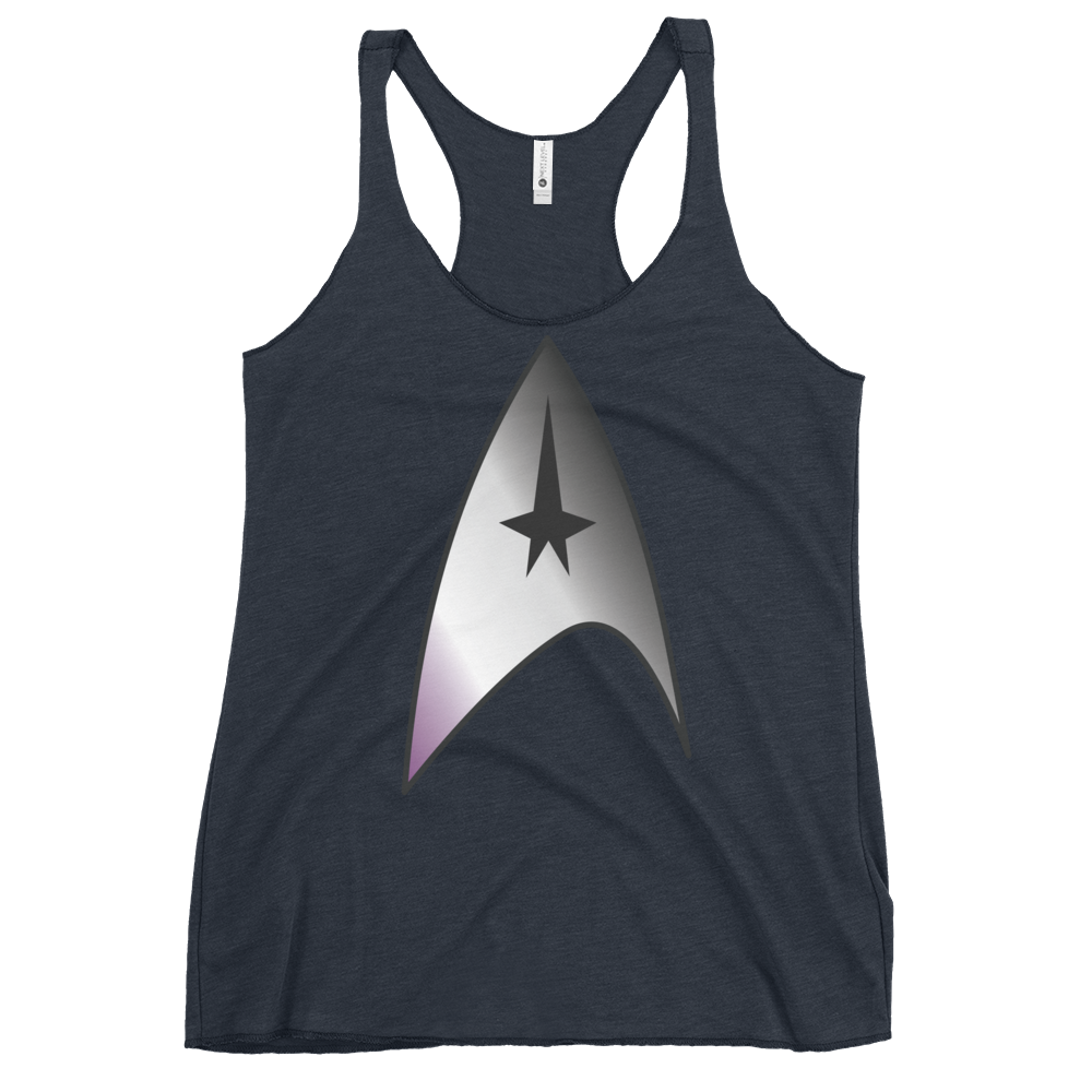 Starfleet Insignia - Asexual/Demisexual Pride Women's Racerback Tank