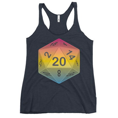 Pride Dice - Pansexual Women's Racerback Tank