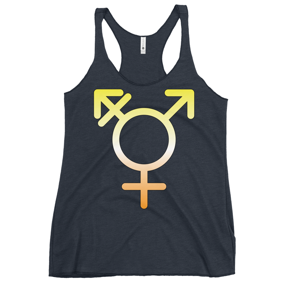 Transgender Symbol - Maverique Pride Women's Racerback Tank