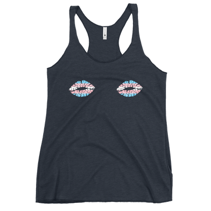 Trans Boob Kisses Women's Racerback Tank