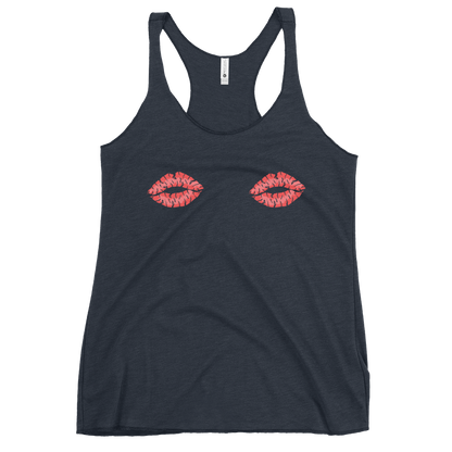 Boob Kisses Women's Racerback Tank