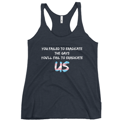 Fail To Eradicate Us Women's Racerback Tank