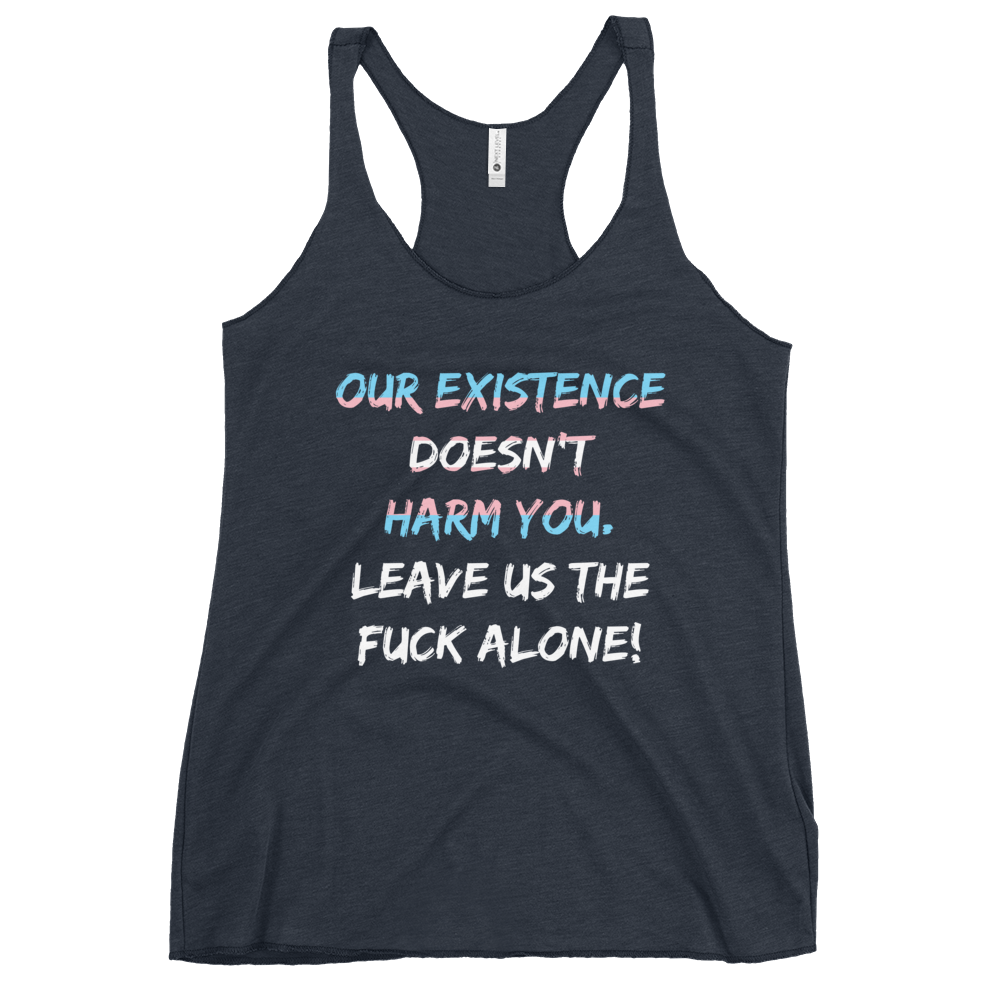 Leave Us Alone Women's Racerback Tank