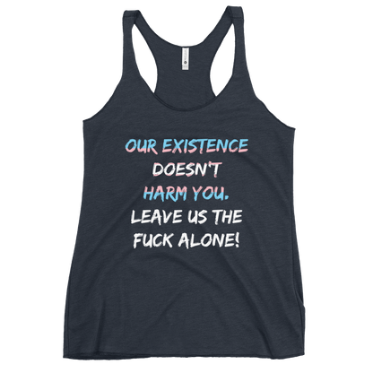 Leave Us Alone Women's Racerback Tank