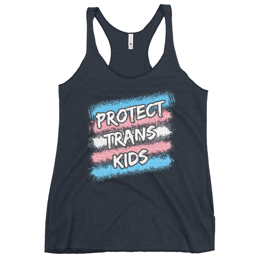 Protect Trans Kids Women's Racerback Tank