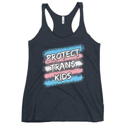 Protect Trans Kids Women's Racerback Tank