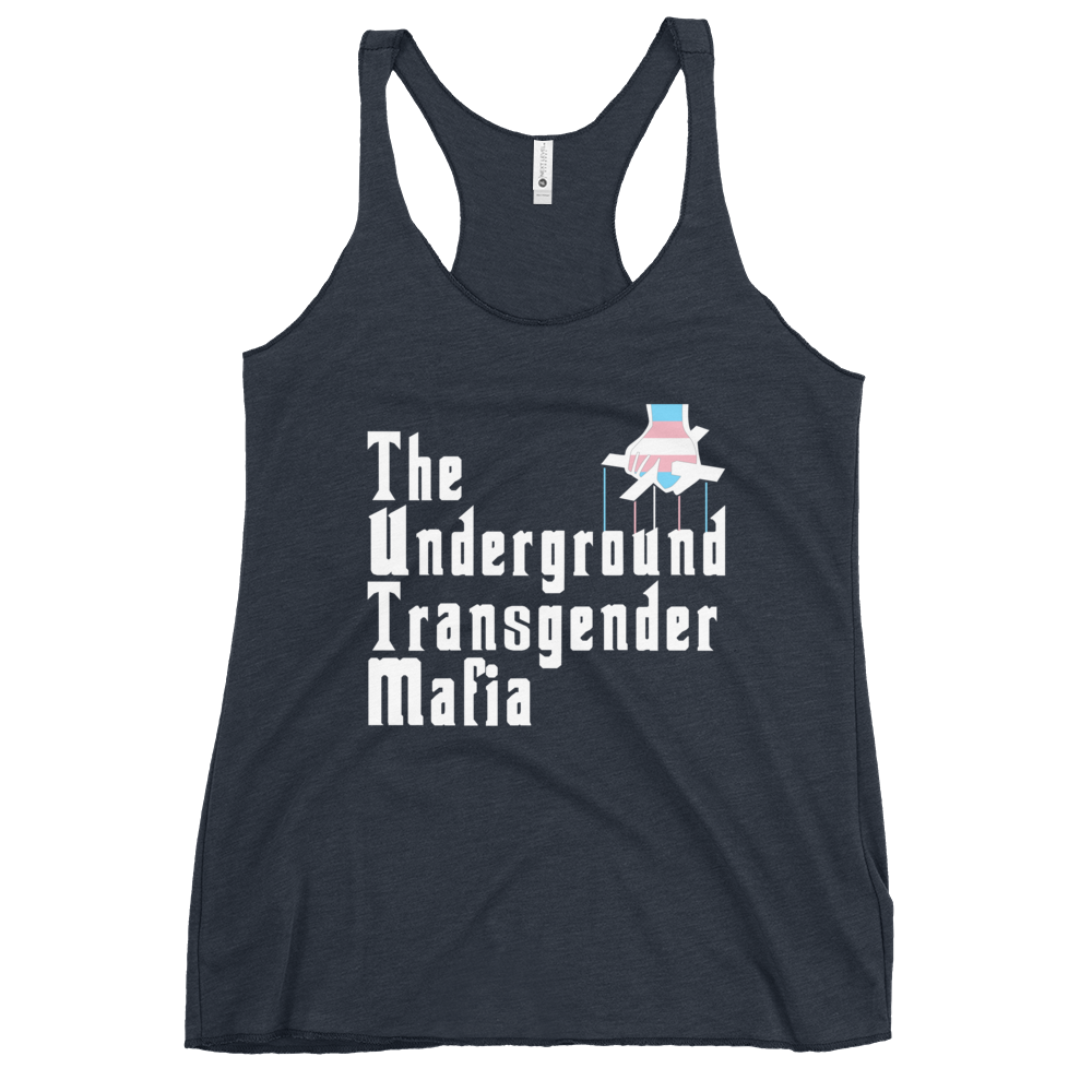 Underground Transgender Mafia Women's Racerback Tank