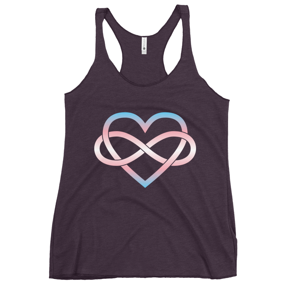 Polyamory Infinity Heart - Trans Women's Racerback Tank