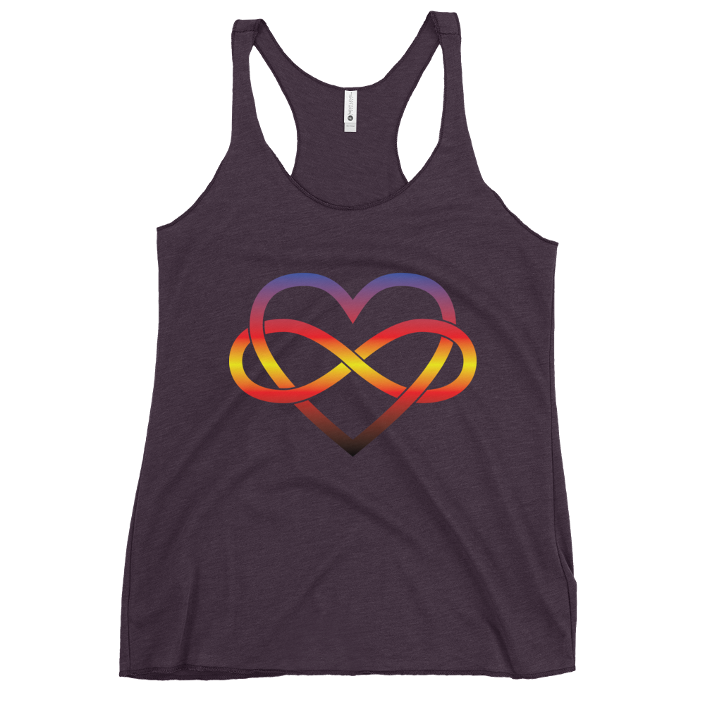 Polyamory Infinity Heart - Polyamory Women's Racerback Tank