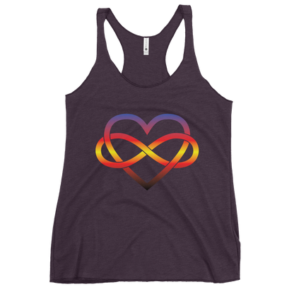 Polyamory Infinity Heart - Polyamory Women's Racerback Tank