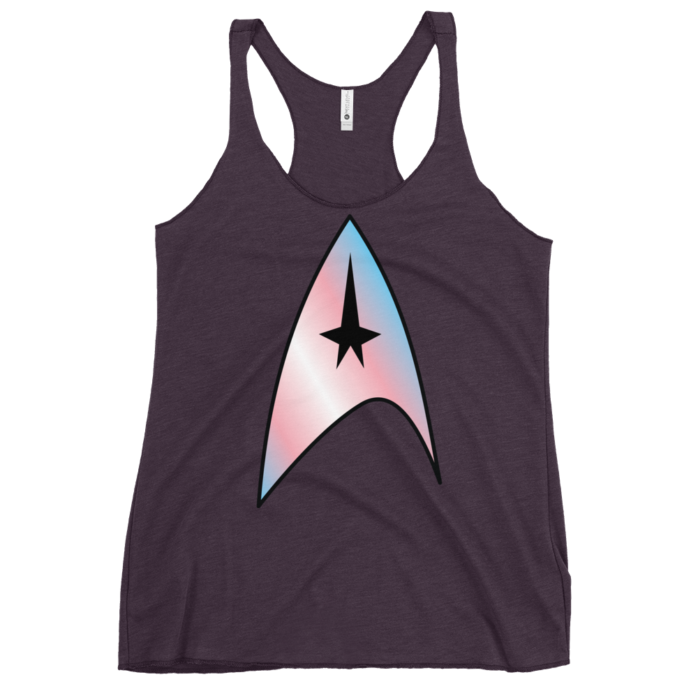 Starfleet Insignia - Trans Pride Women's Racerback Tank