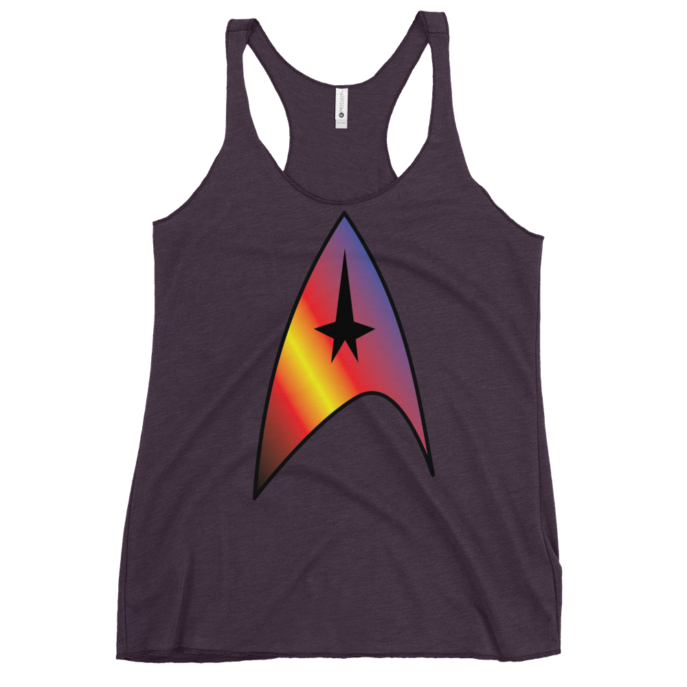 Starfleet Insignia - Polyamory Pride Women's Racerback Tank