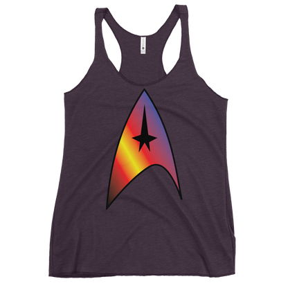 Starfleet Insignia - Polyamory Pride Women's Racerback Tank