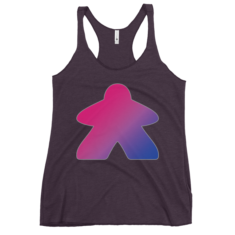 Queerple - Bisexual Pride Women's Racerback Tank