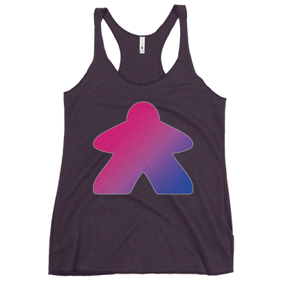 Queerple - Bisexual Pride Women's Racerback Tank