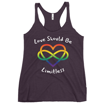 Love Should Be Limitless Women's Racerback Tank