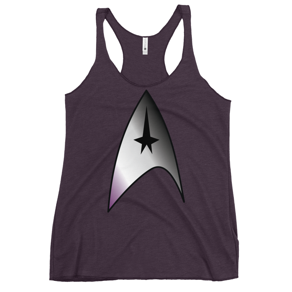 Starfleet Insignia - Asexual/Demisexual Pride Women's Racerback Tank